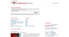 Desktop Screenshot of cerrajerosbuscador.com